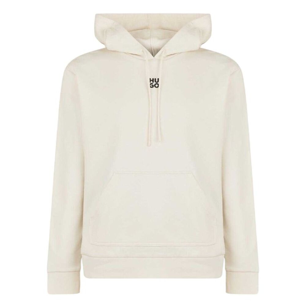Hugo Womens/Ladies Logo Hoodie / Off White